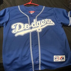 Majestic Blue Dodgers Kids Jersey